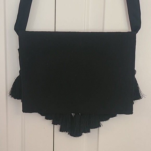 Mexican Woven Boho Fringe Geometric Gypsy Embroidered Crossbody/Clutch/Purse - Picture 4 of 11